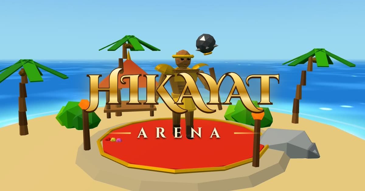 Hikayat Arena: logo di atas dunia game