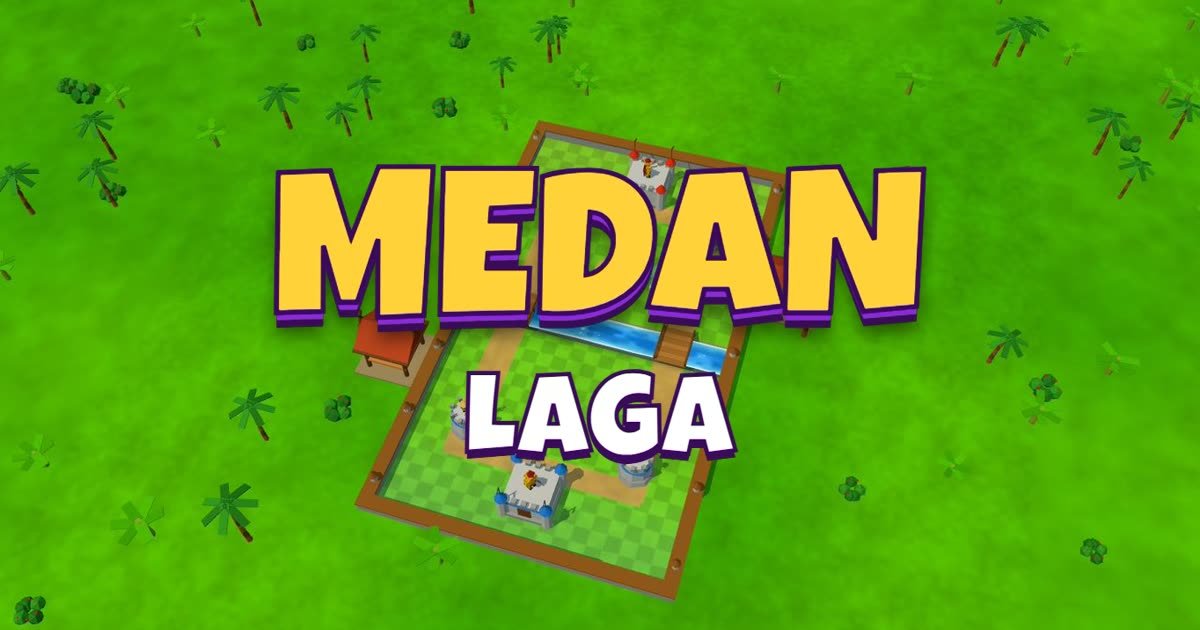 Medan Laga: logo di atas dunia game