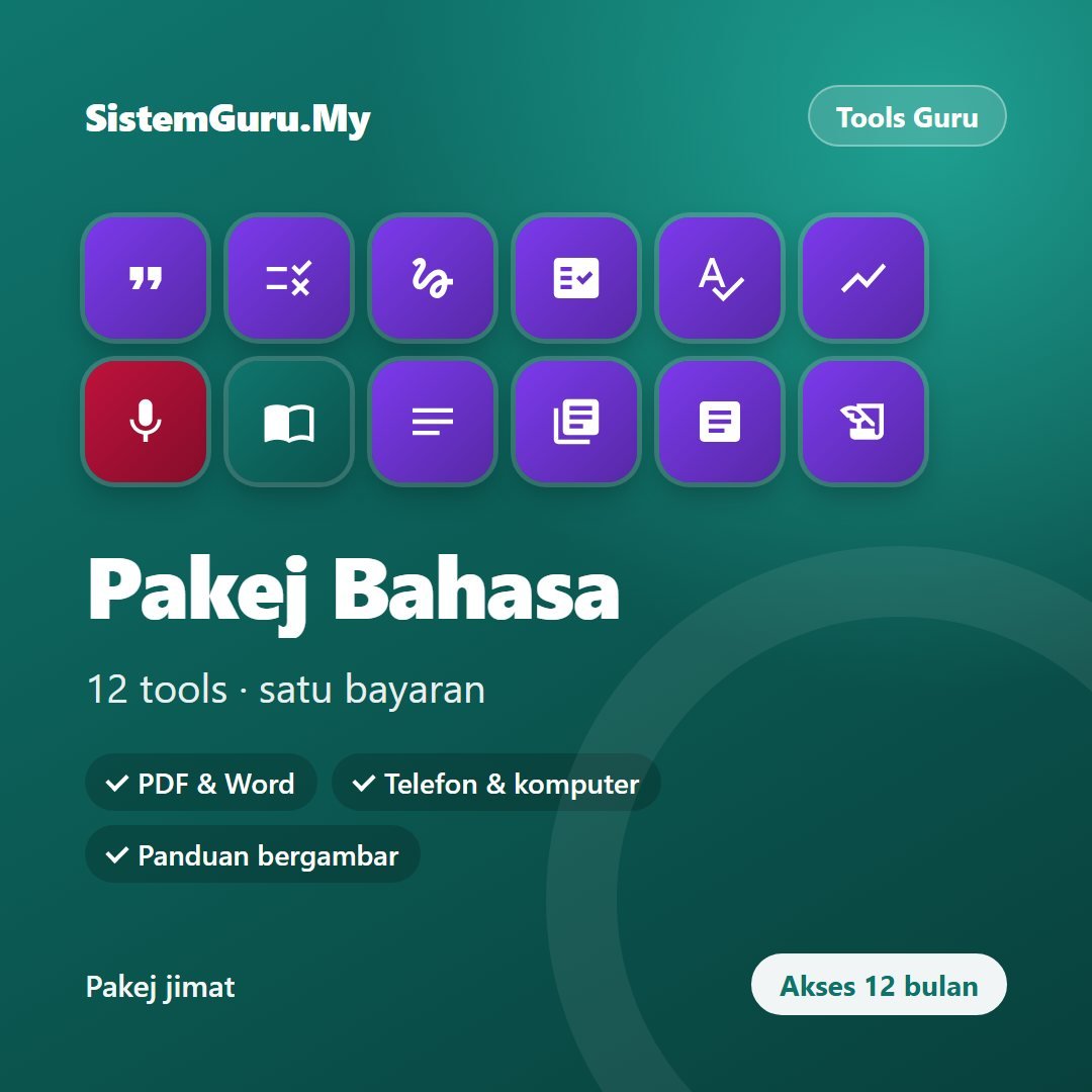 Pakej Bahasa (12 tools)