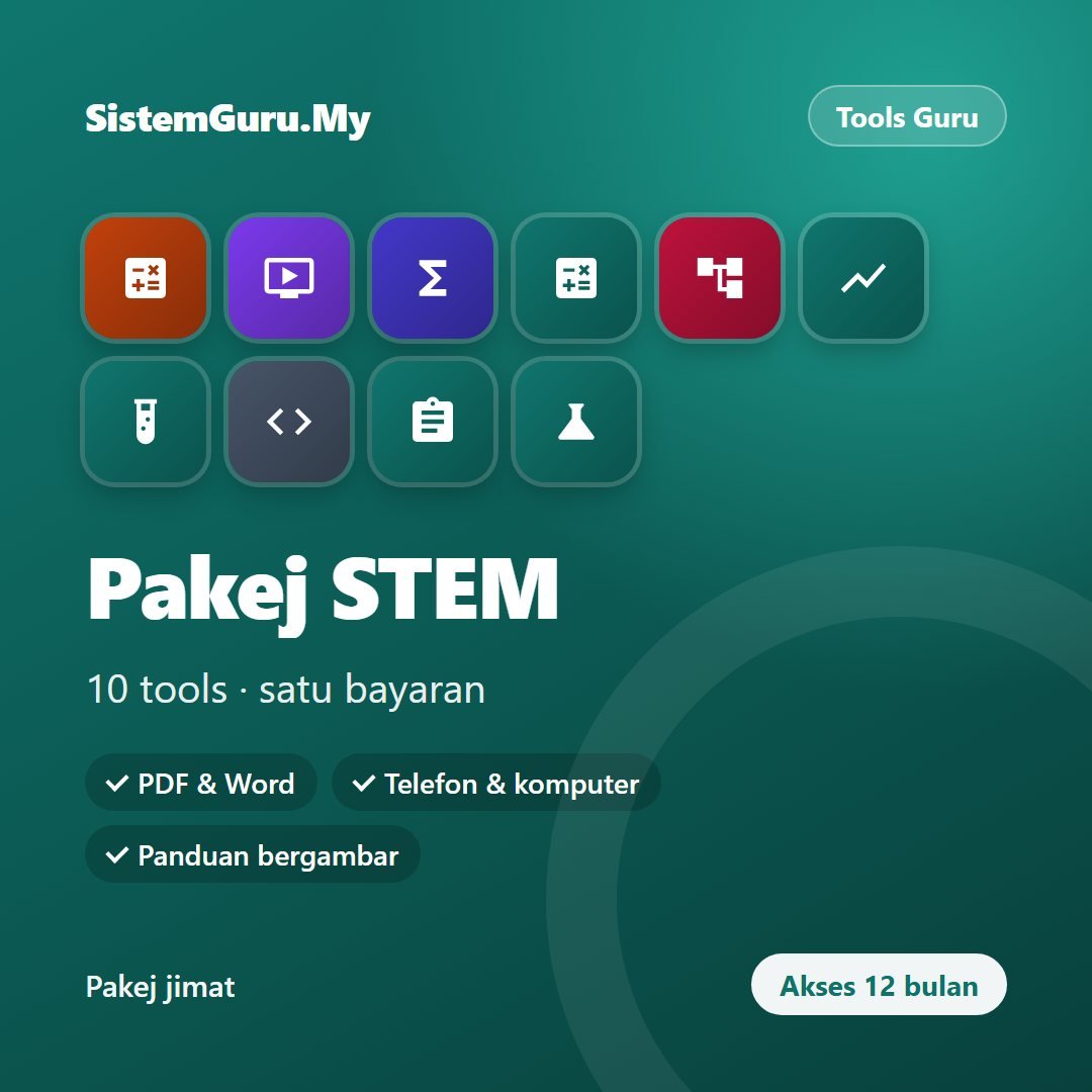 Pakej STEM (10 tools)