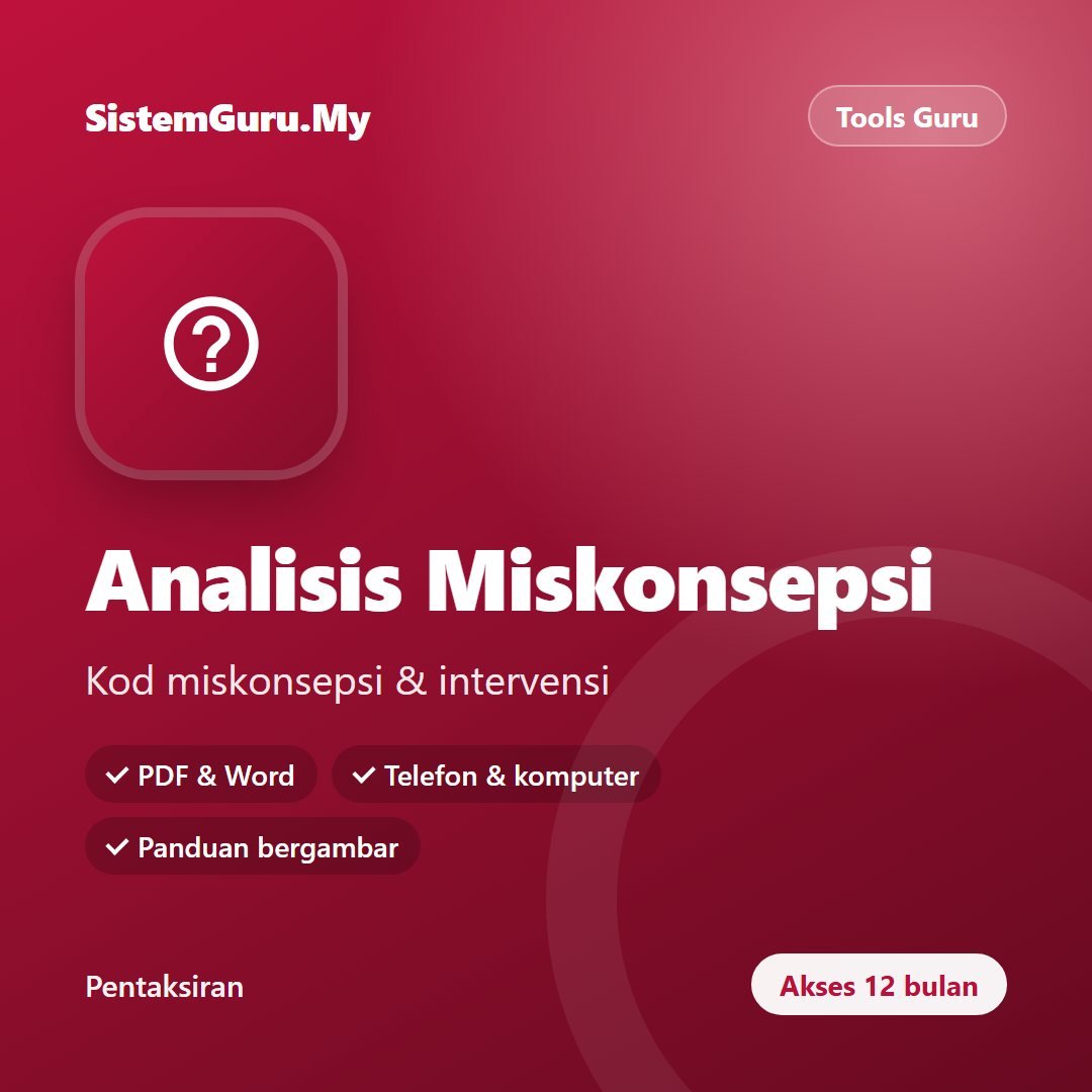 Analisis Miskonsepsi