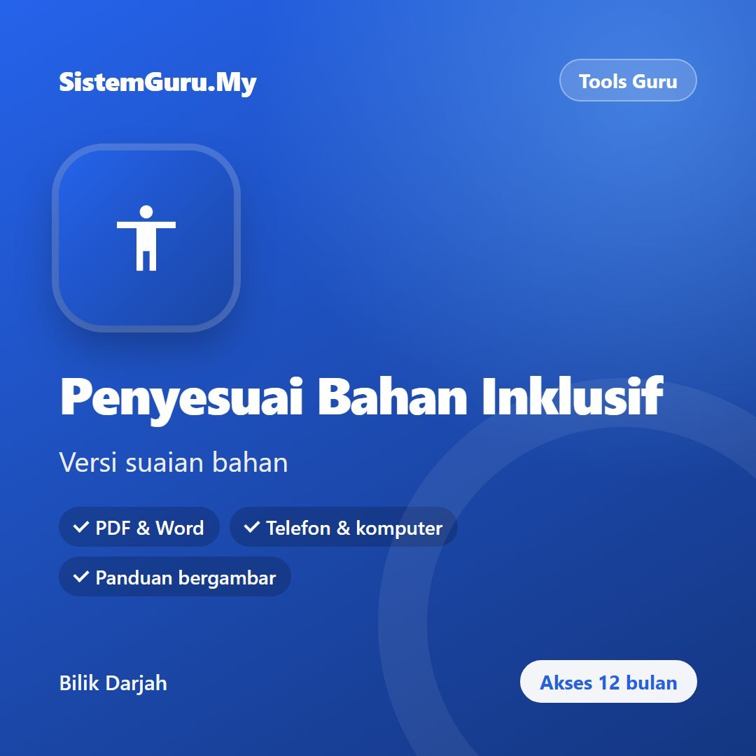 Penyesuai Bahan Inklusif