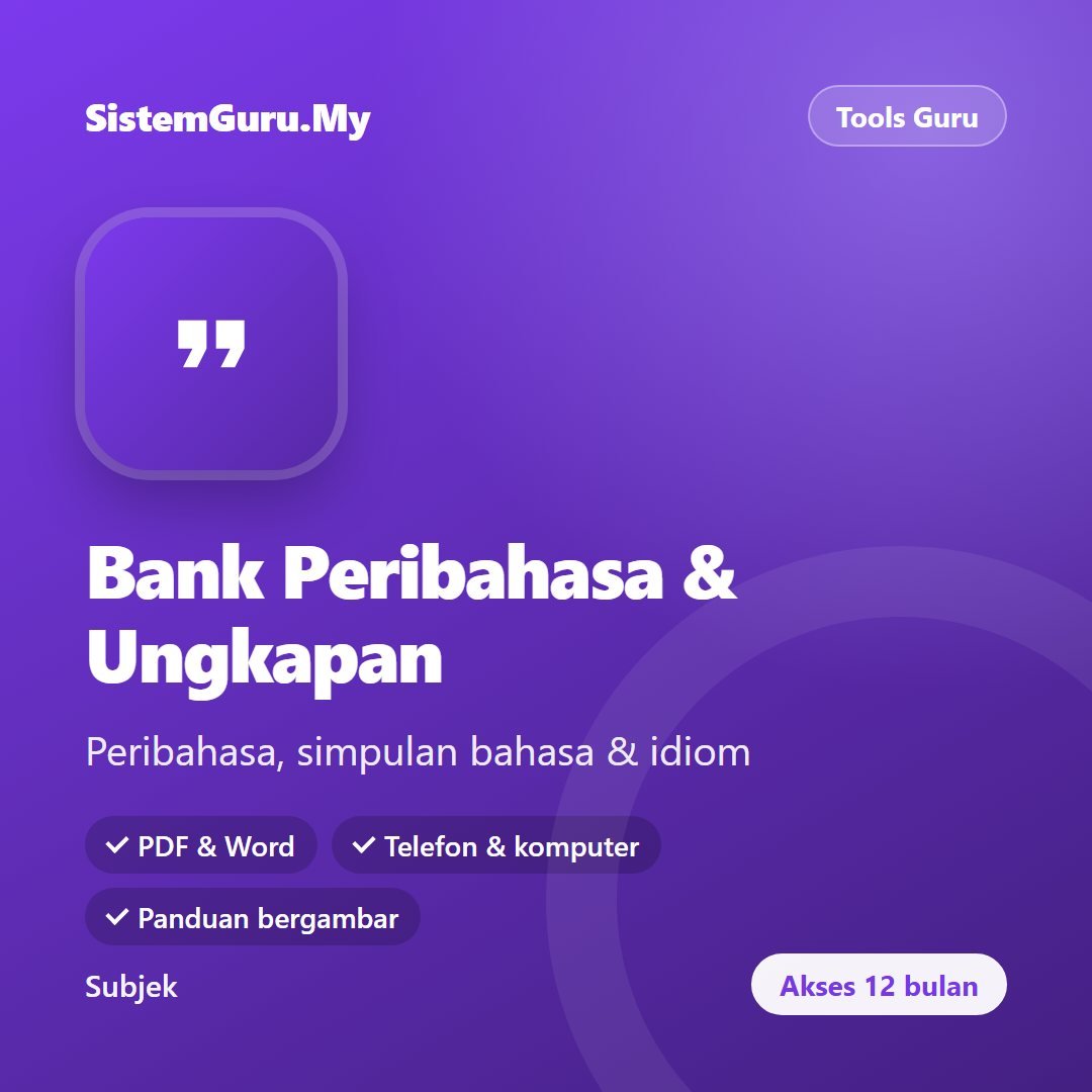 Bank Peribahasa & Ungkapan