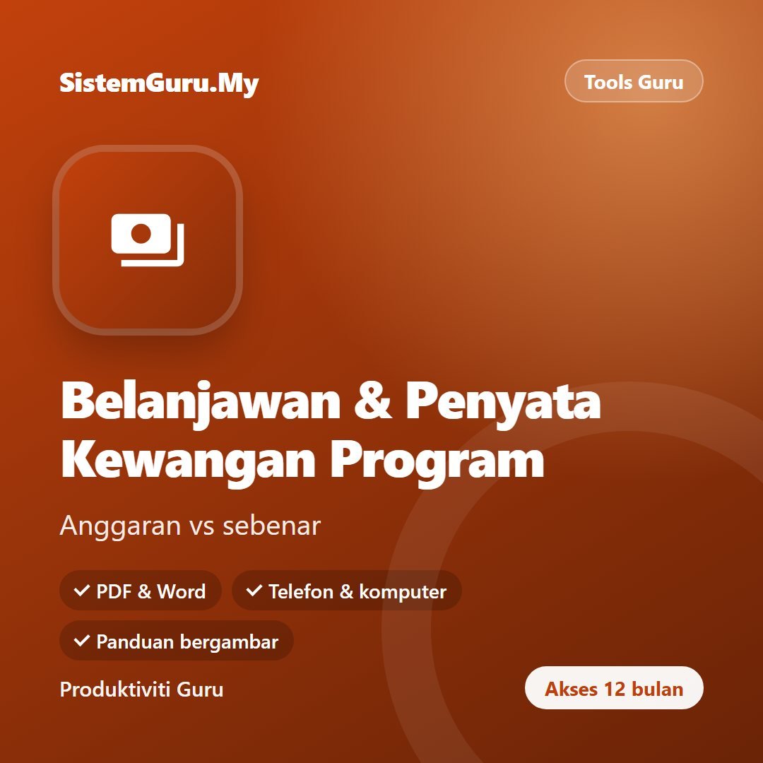 Belanjawan & Penyata Kewangan Program