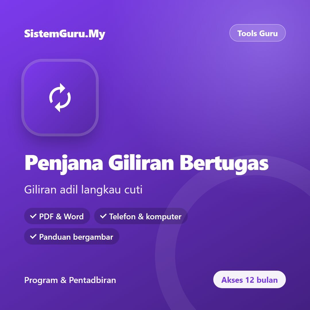 Penjana Giliran Bertugas