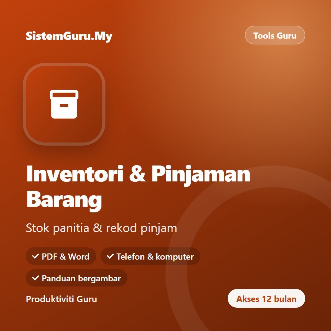 Inventori & Pinjaman Barang
