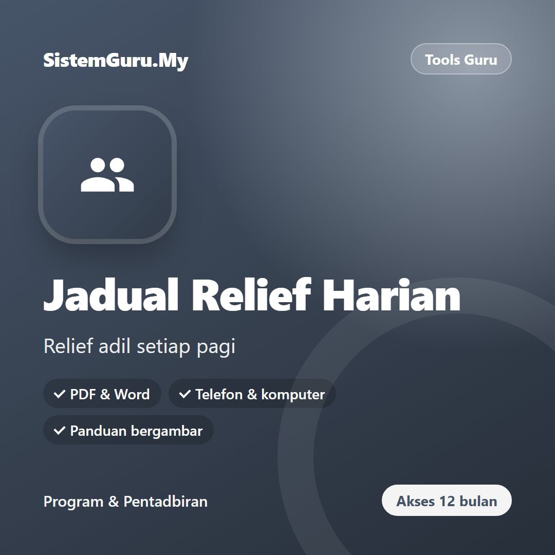 Jadual Relief Harian