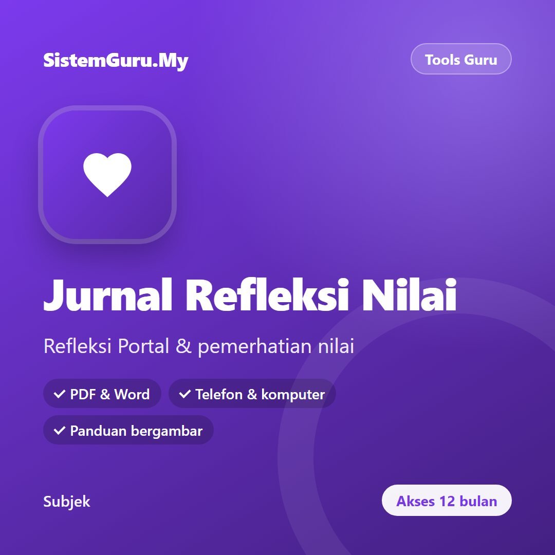 Jurnal Refleksi Nilai