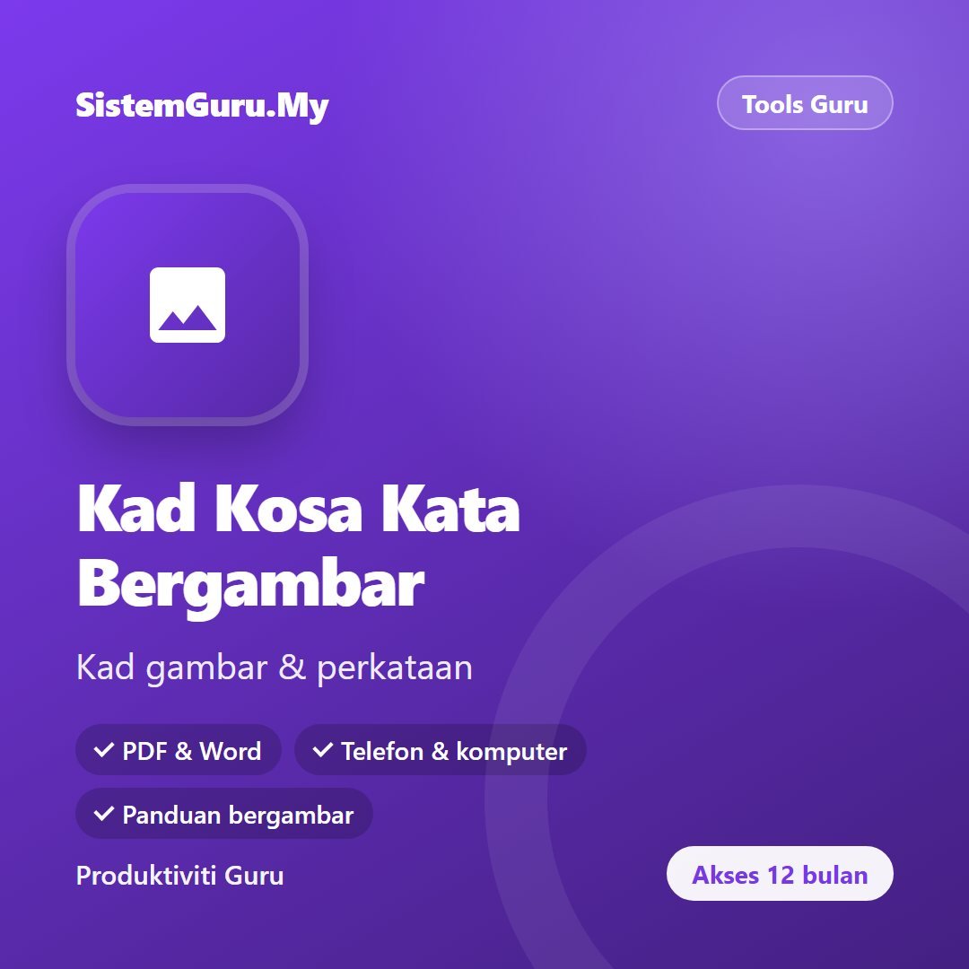 Kad Kosa Kata Bergambar