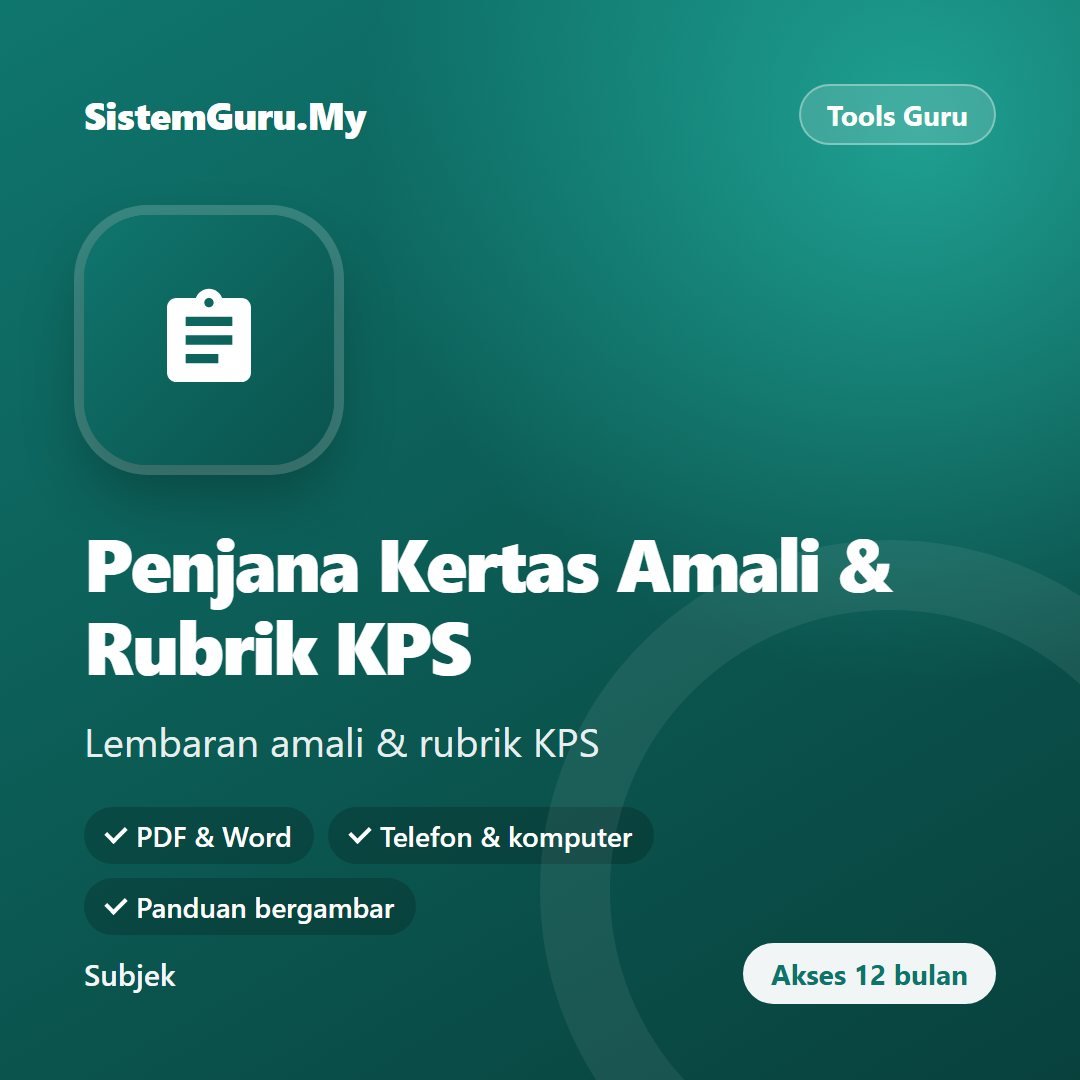 Penjana Kertas Amali & Rubrik KPS