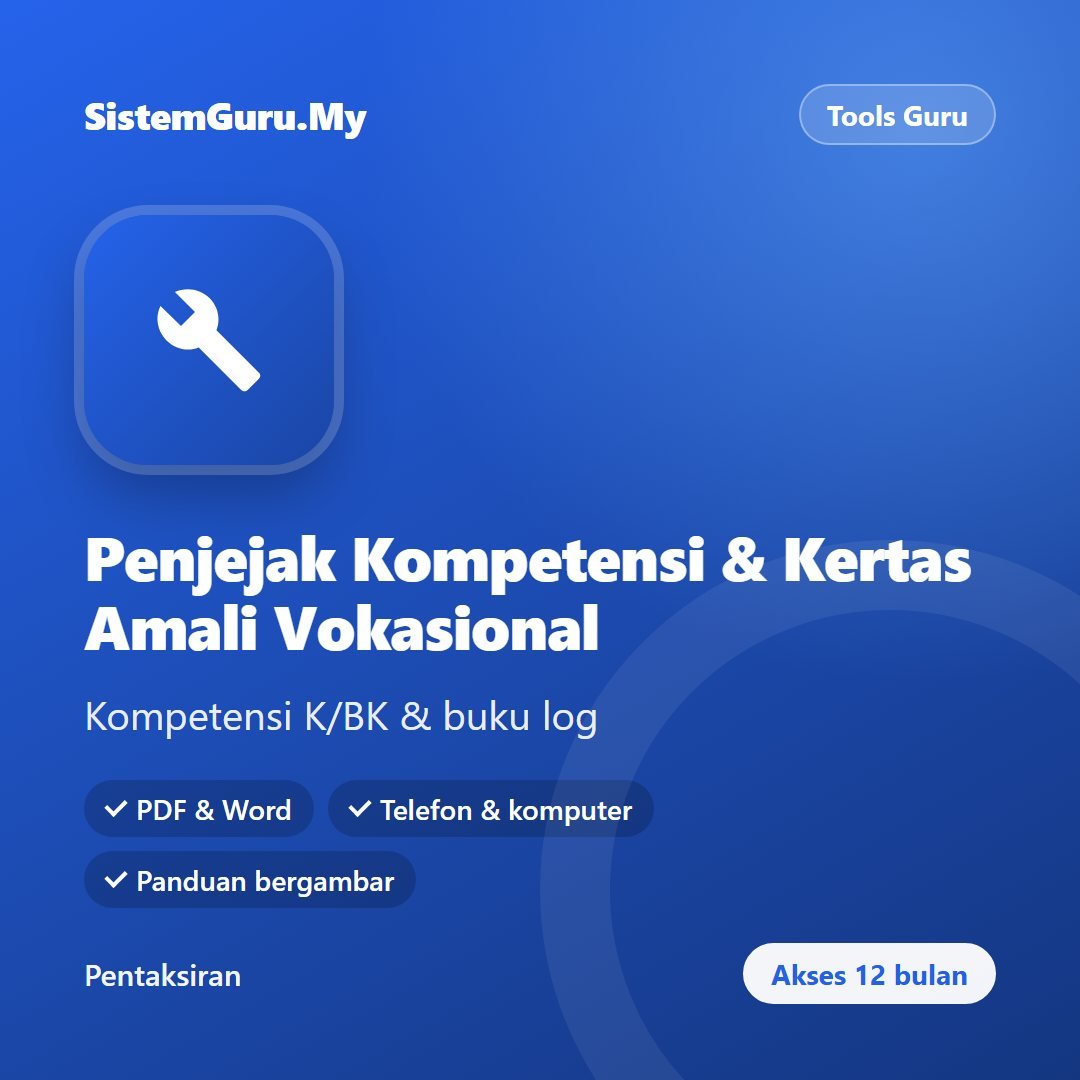 Penjejak Kompetensi & Kertas Amali Vokasional