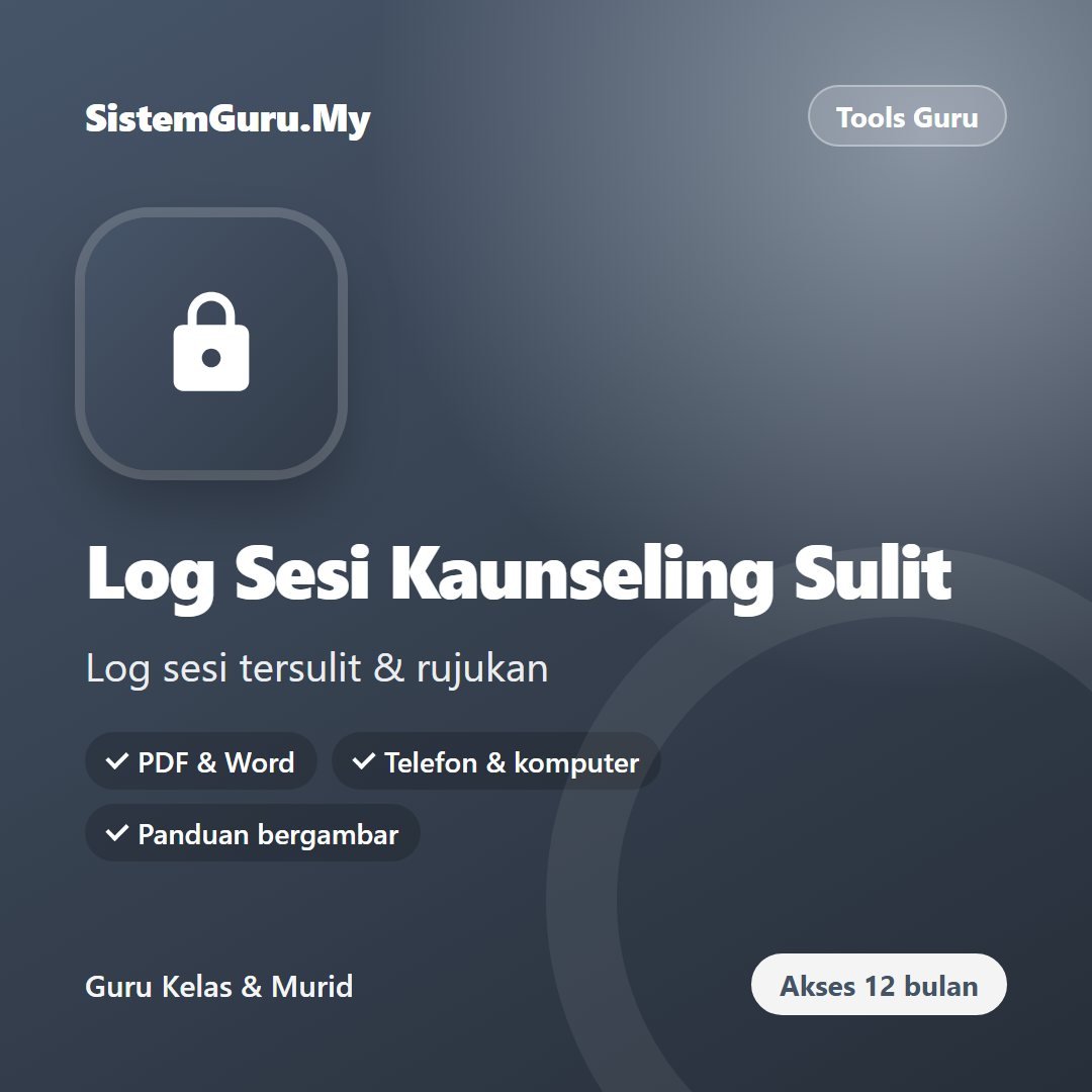 Log Sesi Kaunseling Sulit