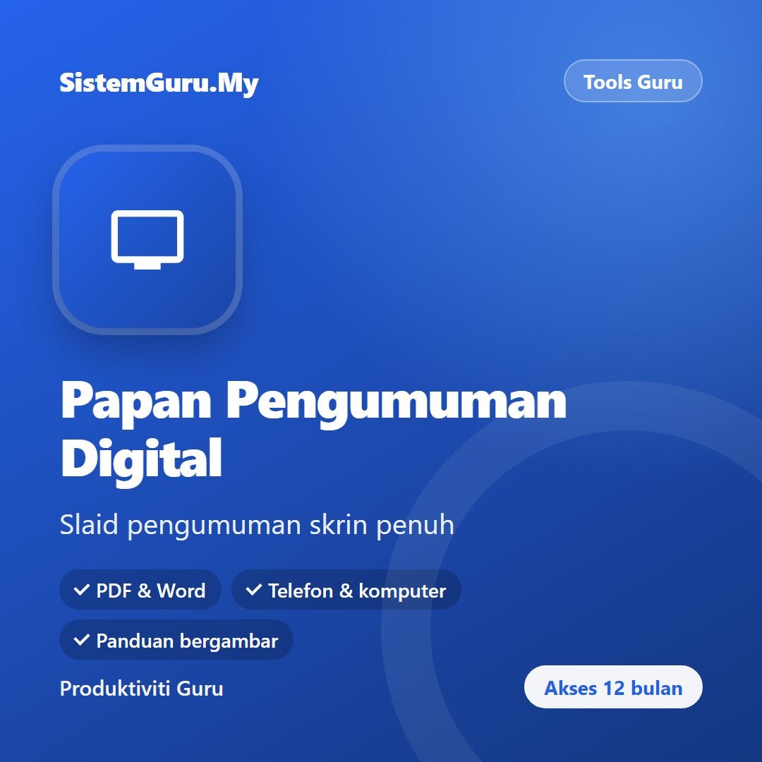 Papan Pengumuman Digital