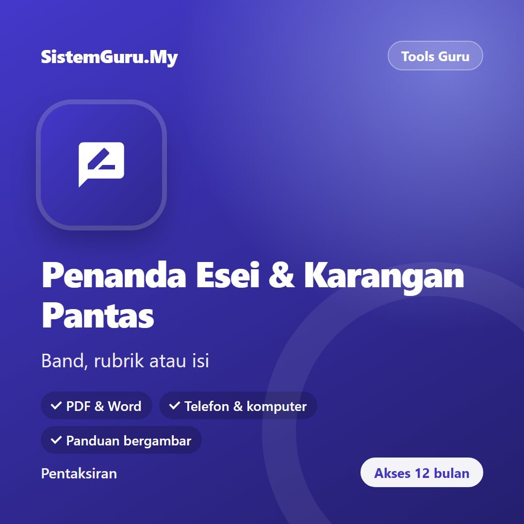 Penanda Esei & Karangan Pantas