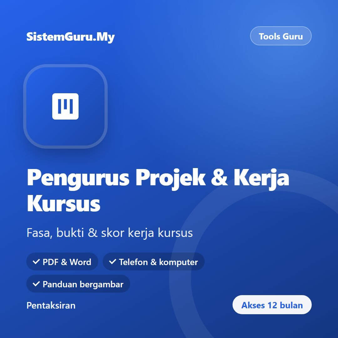 Pengurus Projek & Kerja Kursus
