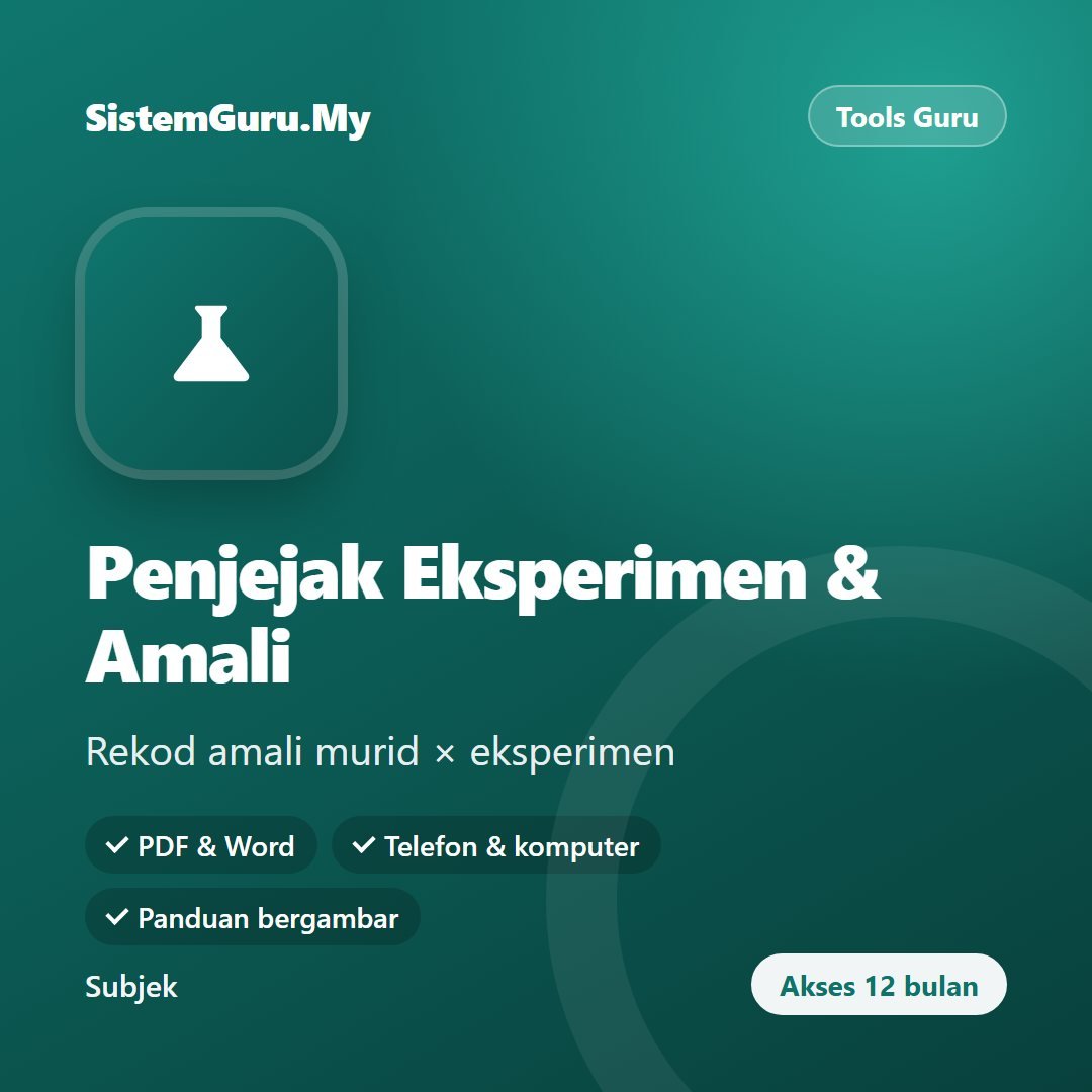 Penjejak Eksperimen & Amali