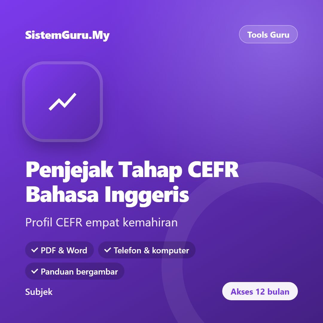 Penjejak Tahap CEFR Bahasa Inggeris