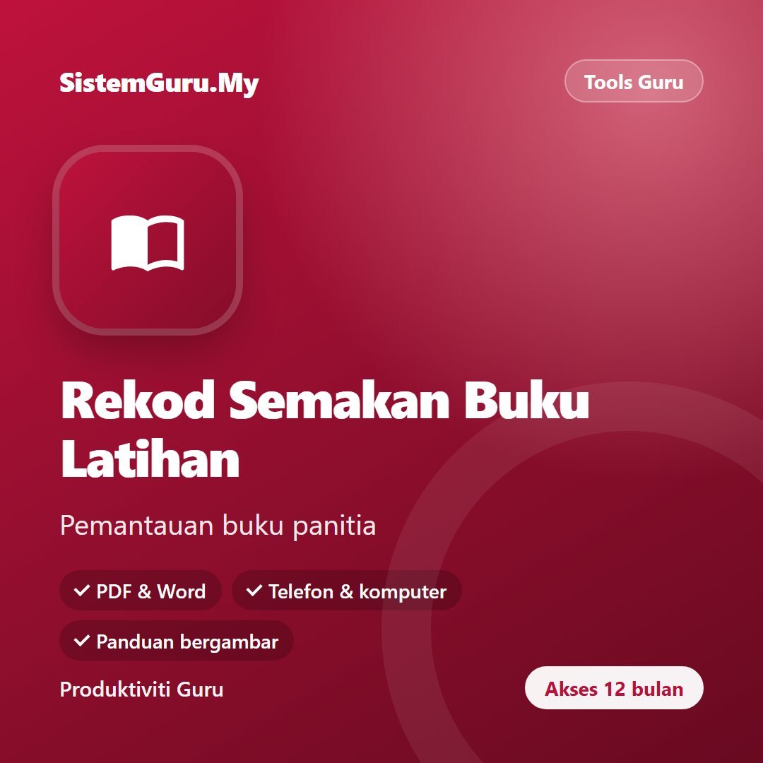 Rekod Semakan Buku Latihan