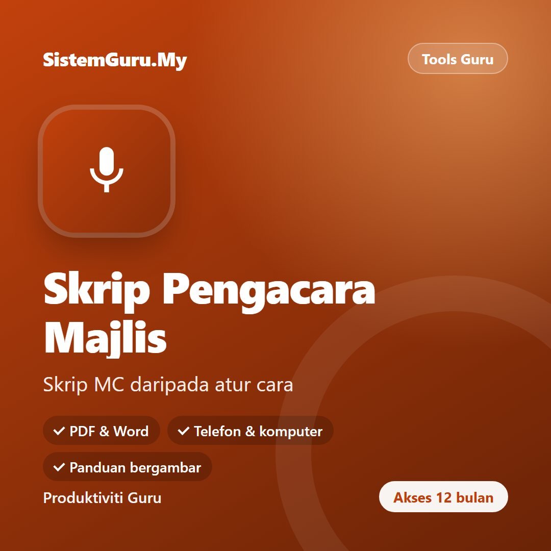Skrip Pengacara Majlis