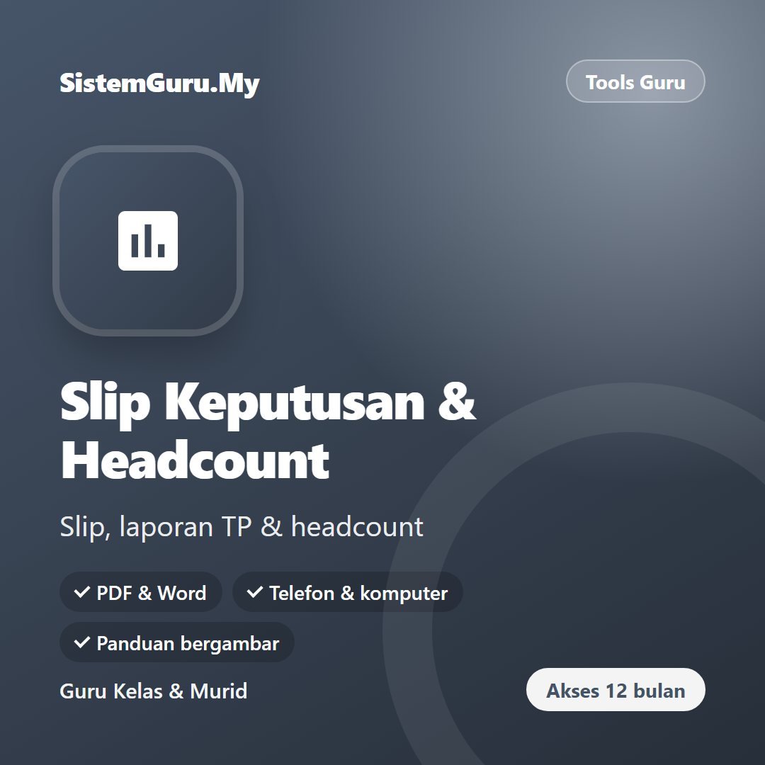 Slip Keputusan & Headcount
