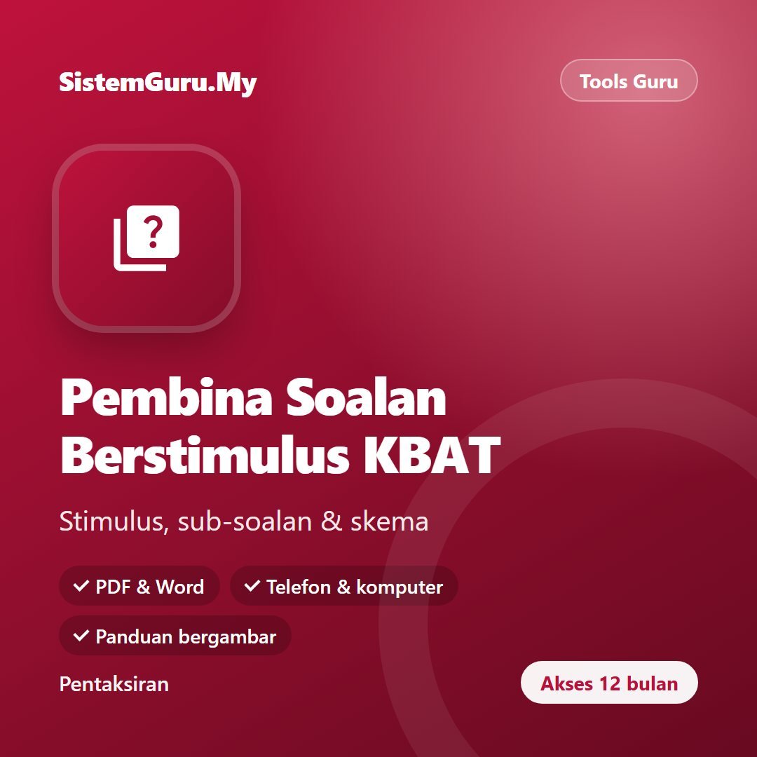 Pembina Soalan Berstimulus KBAT