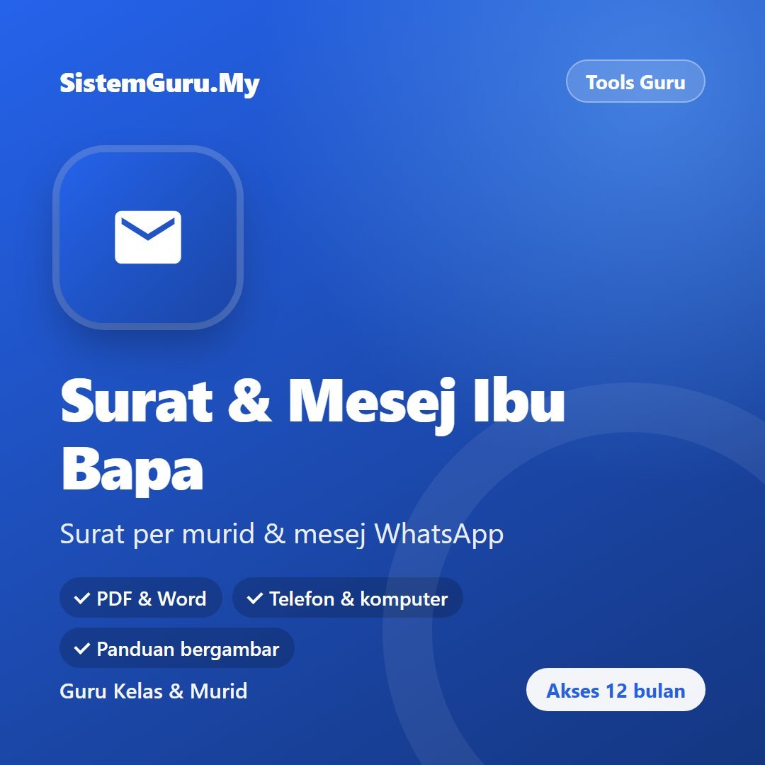 Surat & Mesej Ibu Bapa