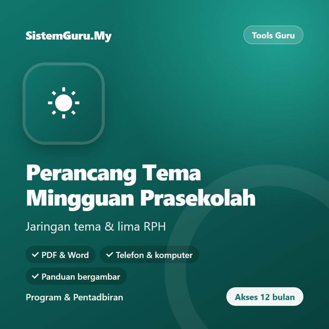 Perancang Tema Mingguan Prasekolah