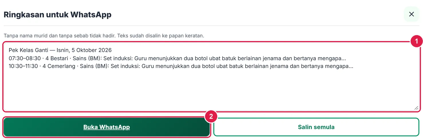 Pek Kelas Ganti — gambar 2