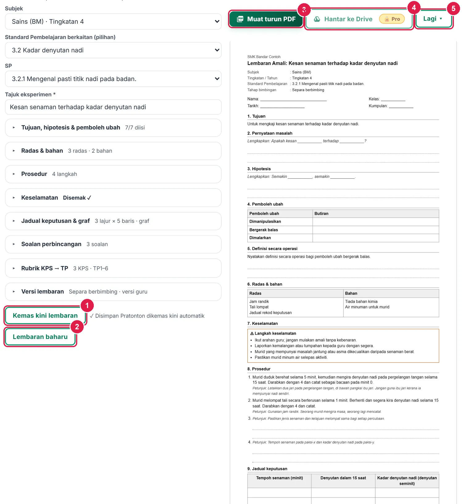 Penjana Kertas Amali & Rubrik KPS — gambar 3