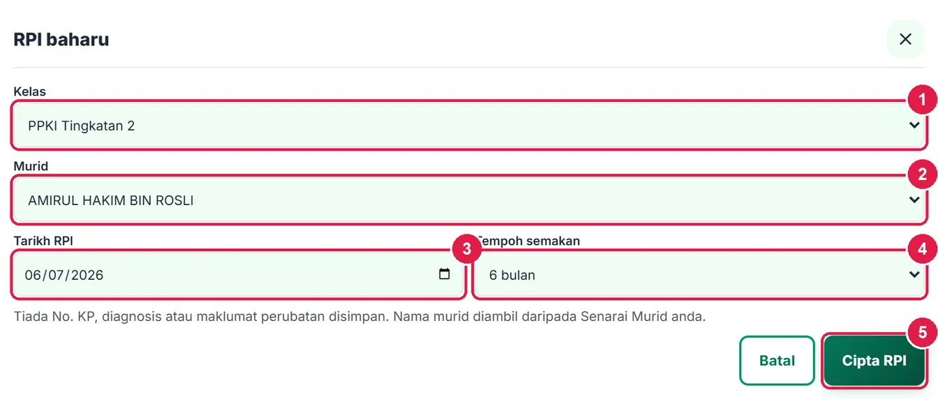 Pembina RPI & Penjejak Matlamat — gambar 2