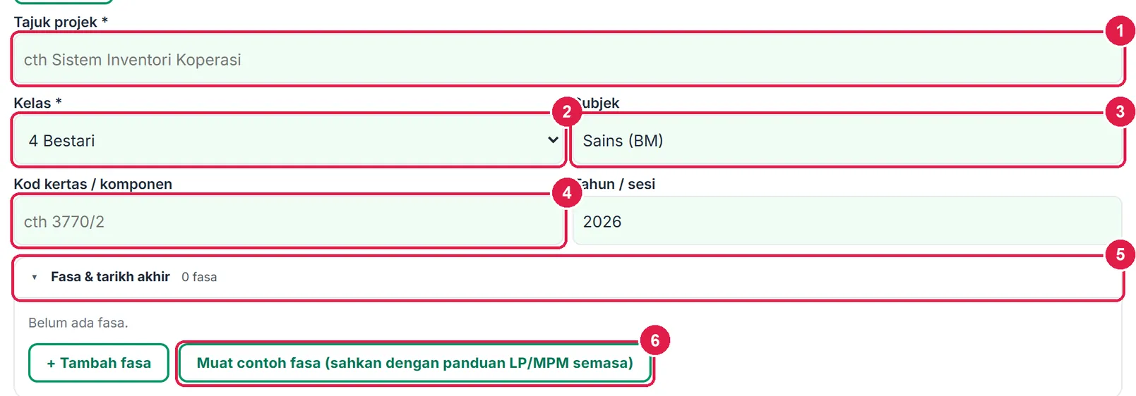 Pengurus Projek & Kerja Kursus — gambar 3