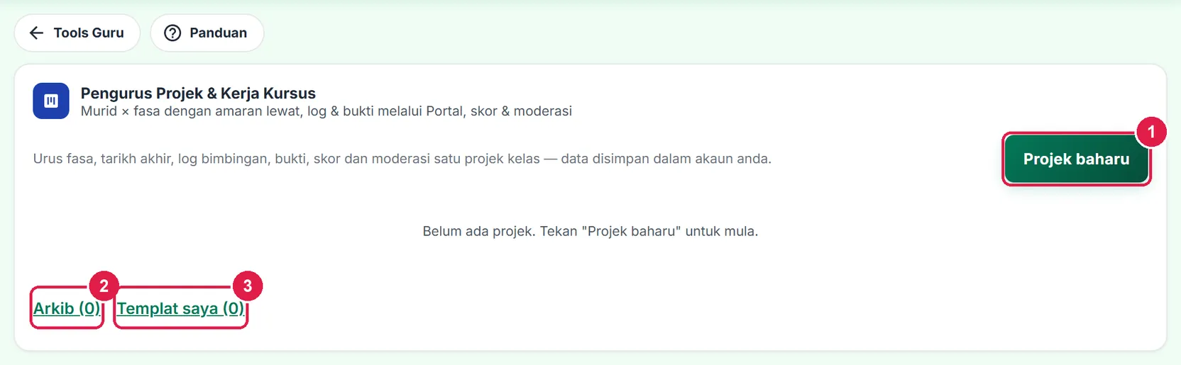 Pengurus Projek & Kerja Kursus — gambar 2