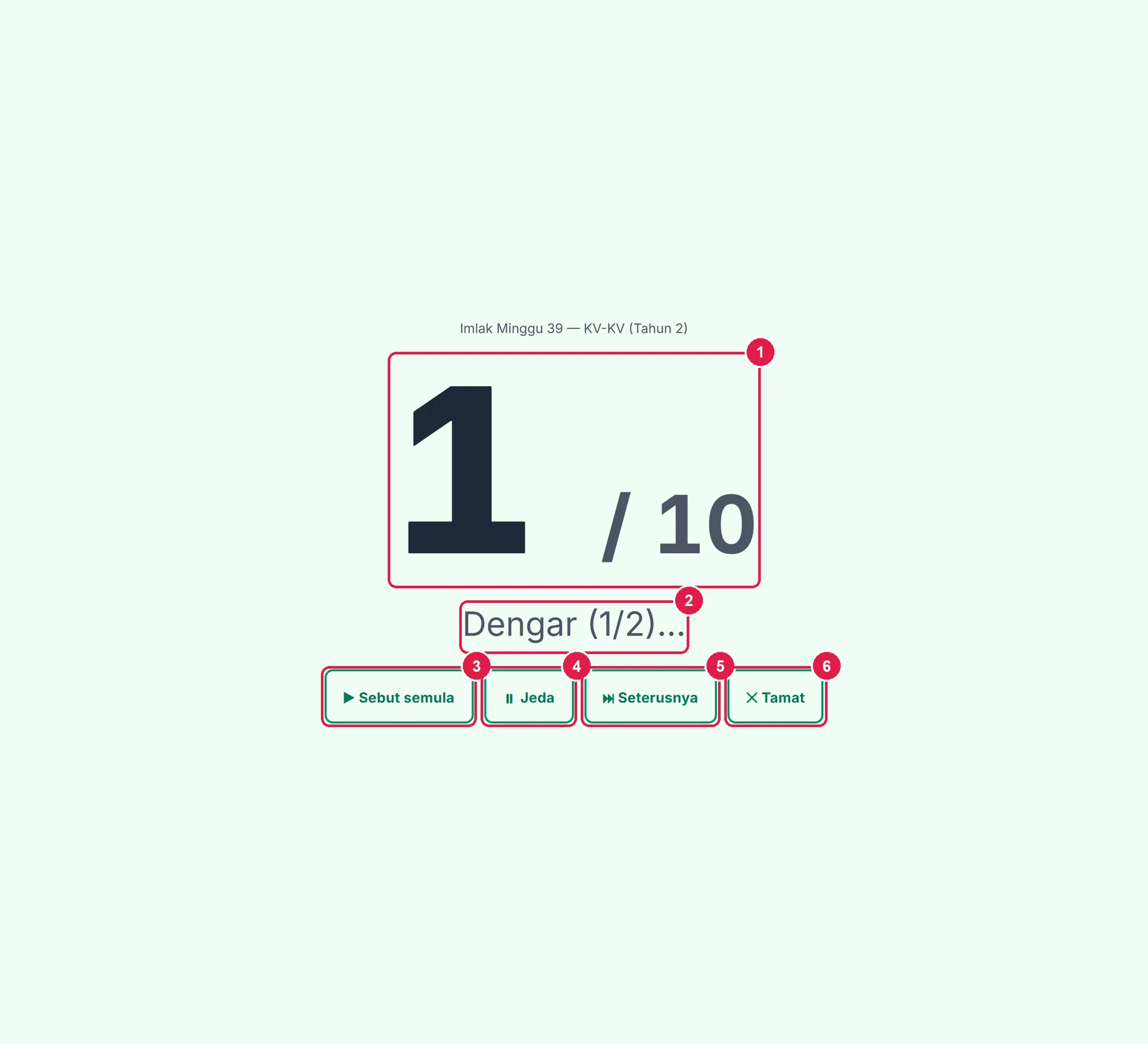 Senarai Kata, Imlak & Ejaan — gambar 3