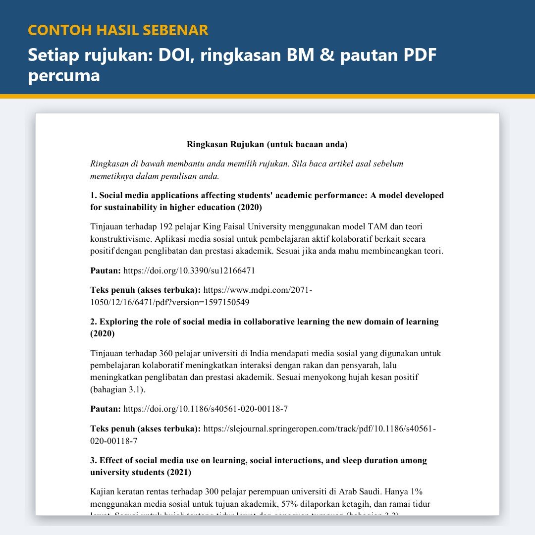 Cari Rujukan Assignment & Journal Article Sahih — gambar 2
