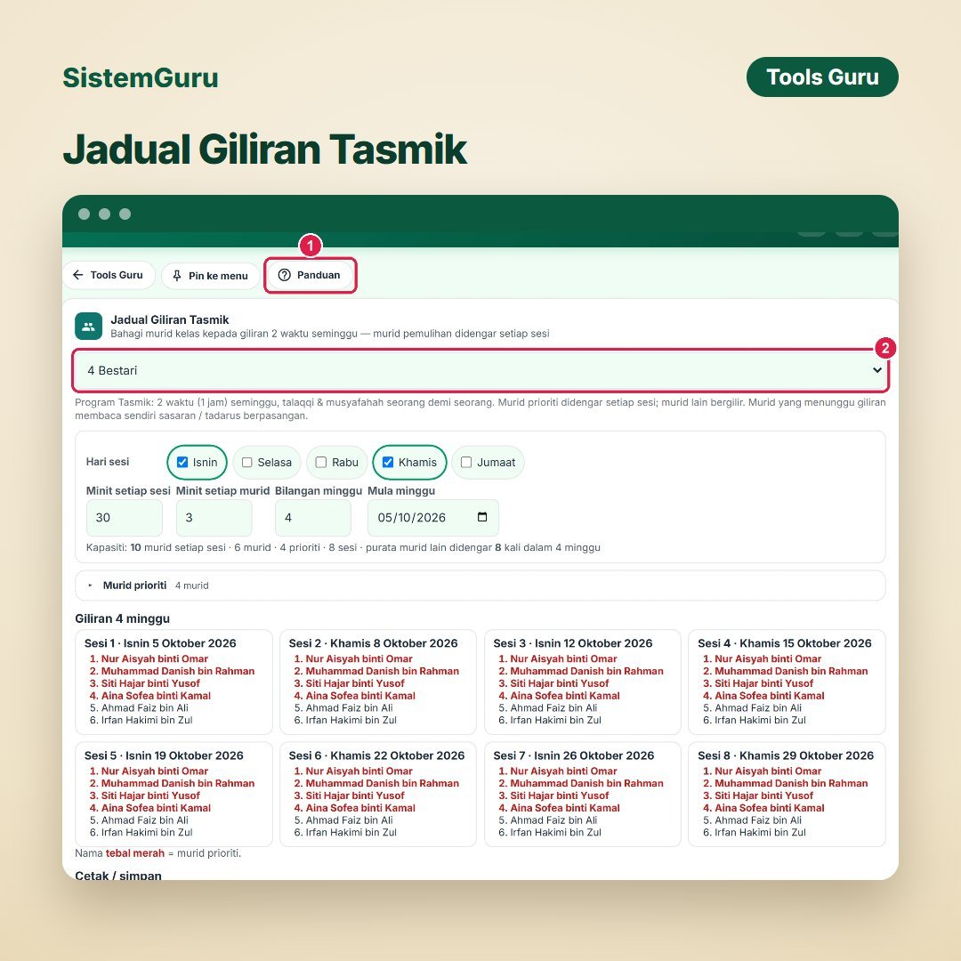 Pakej Tasmik (4 tools) — gambar 3