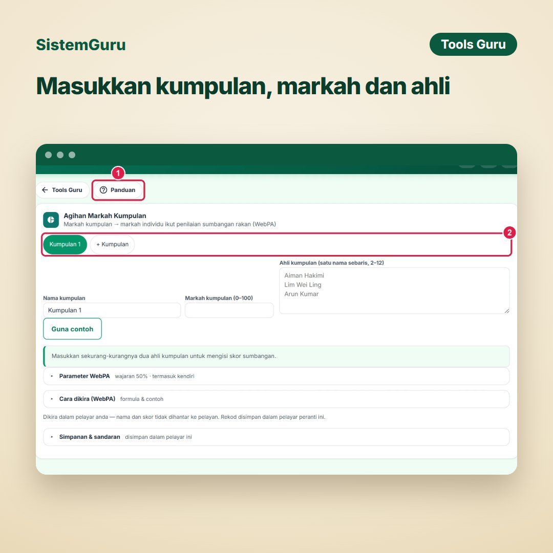 Agihan Markah Kumpulan — gambar 3