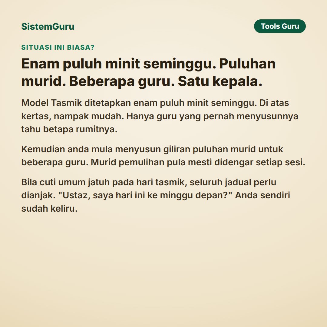 Jadual Giliran Tasmik — gambar 2