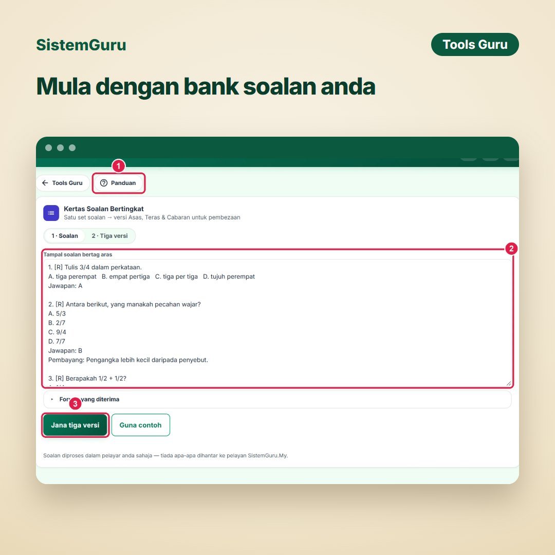 Kertas Soalan Bertingkat — gambar 3