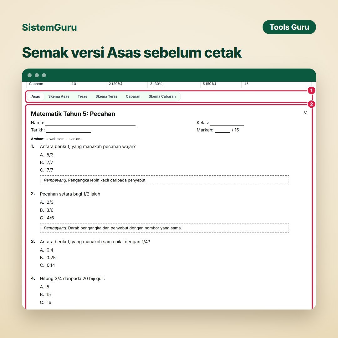 Kertas Soalan Bertingkat — gambar 6