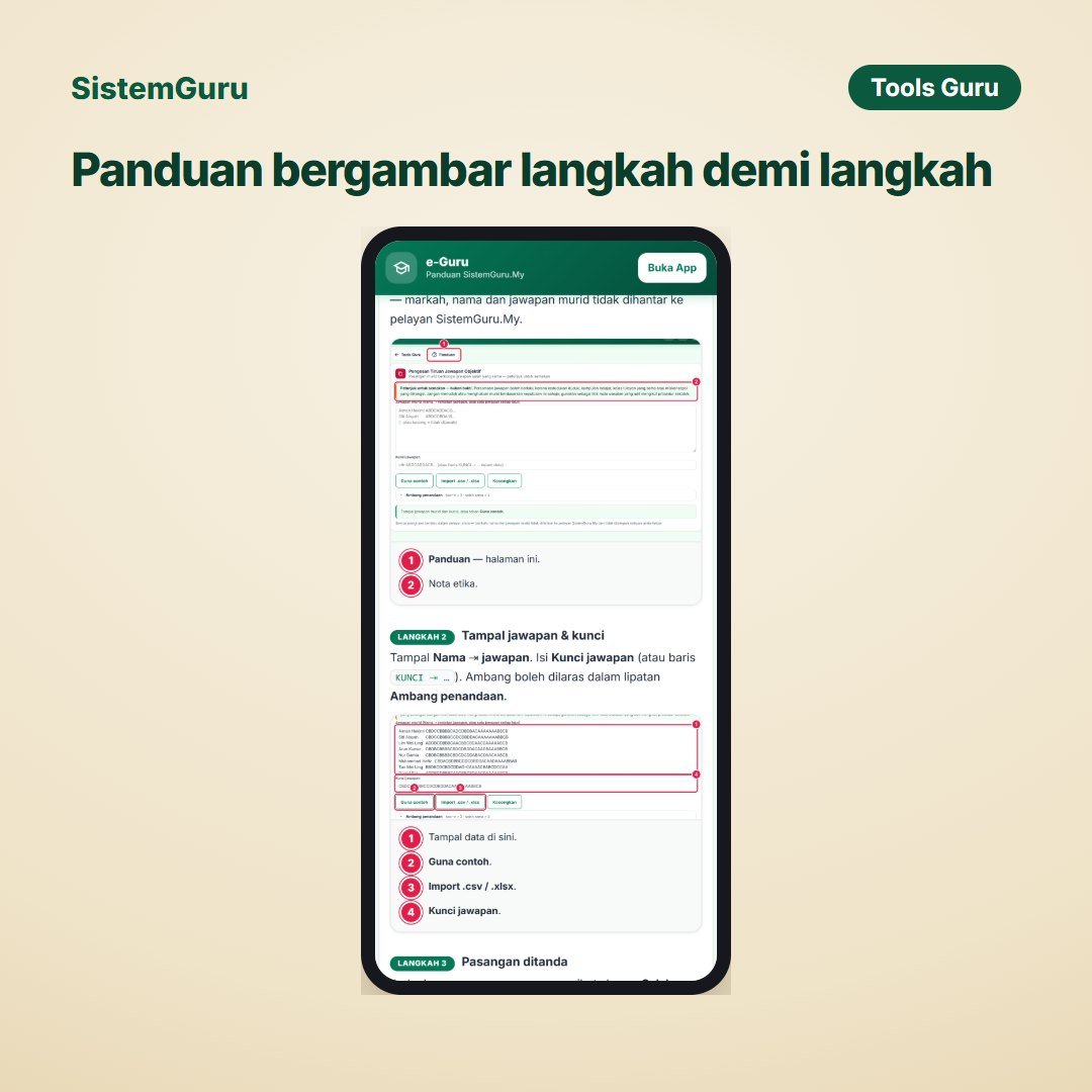 Pengesan Tiruan Jawapan Objektif — gambar 6