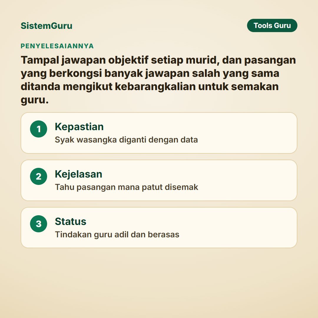 Pengesan Tiruan Jawapan Objektif — gambar 7